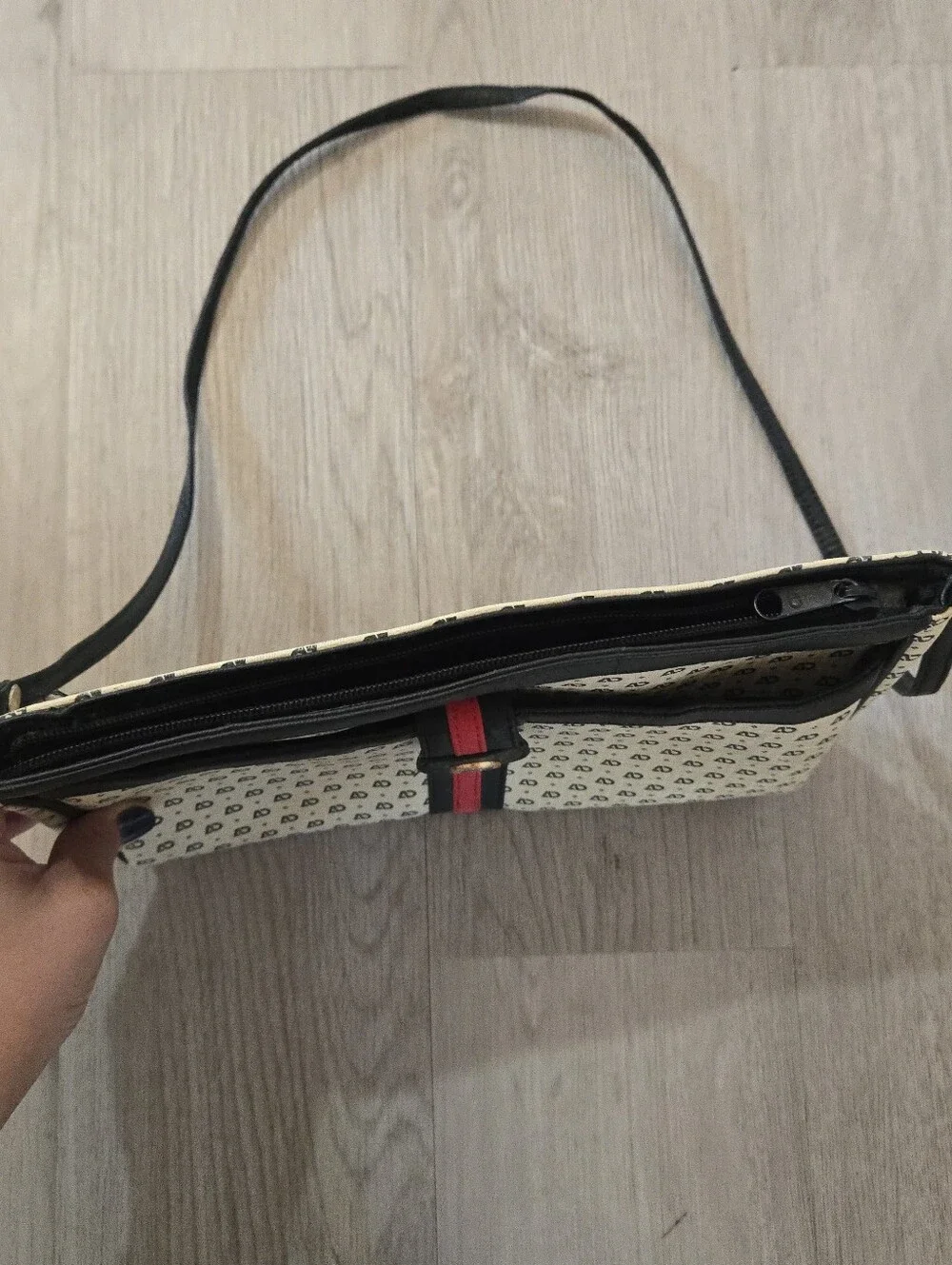 Vintage 80s? Almondo Logo Design Crossbody Purse